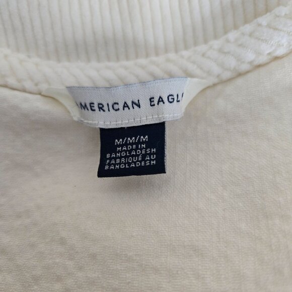 American Eagle Corduroy Sleeveless Button Front Mini Jumper Medium - Picture 8 of 9